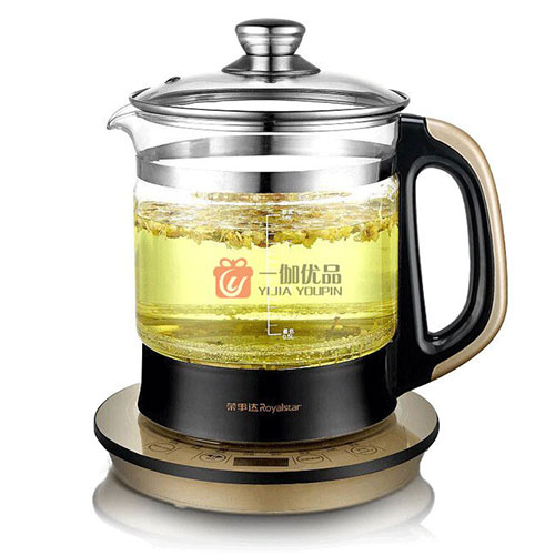 荣事达养生壶全自动电煎药壶加厚电玻璃煮花茶壶