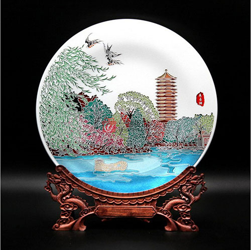 雅琅晶水晶摆盘礼品 纪念品