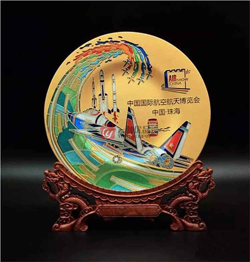 雅琅晶水晶摆盘礼品 纪念品